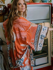 Elegant Floral Kimono - Aimee Collection
