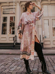 Elegant Floral Kimono - Aimee Collection