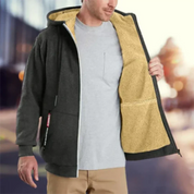 Eckharda | Men's long arm warm jackets | zipper-2