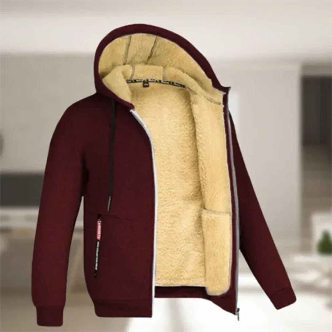 Eckharda | Men's long arm warm jackets | zipper-4