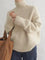 Kashmir sweater with turtleneck for stylish women-1