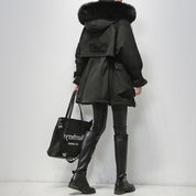 Women's warm winter parka jacket | Short-2