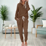 Cozy Two Piece Loungewear Set for Women - Relaxed Fit & All-Day Comfort 10
