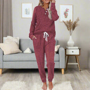 Cozy Two Piece Loungewear Set for Women - Relaxed Fit & All-Day Comfort 6