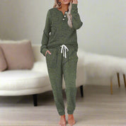 Cozy Two Piece Loungewear Set for Women - Relaxed Fit & All-Day Comfort 7
