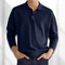 Men’s Polo Sweater - Knitted Texture - Long Sleeve - Classic 3-Button Collar-6