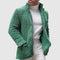 Men’s Knitted Cardigan - Chunky Texture - Stand-Up Collar - Button-Up Front-4