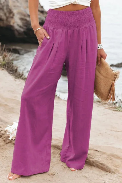 MAYA | Loose fit High Waist Trousers