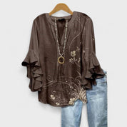 Elegant White Silk Blouse for Women - Versatile Professional and Casual Wear 4