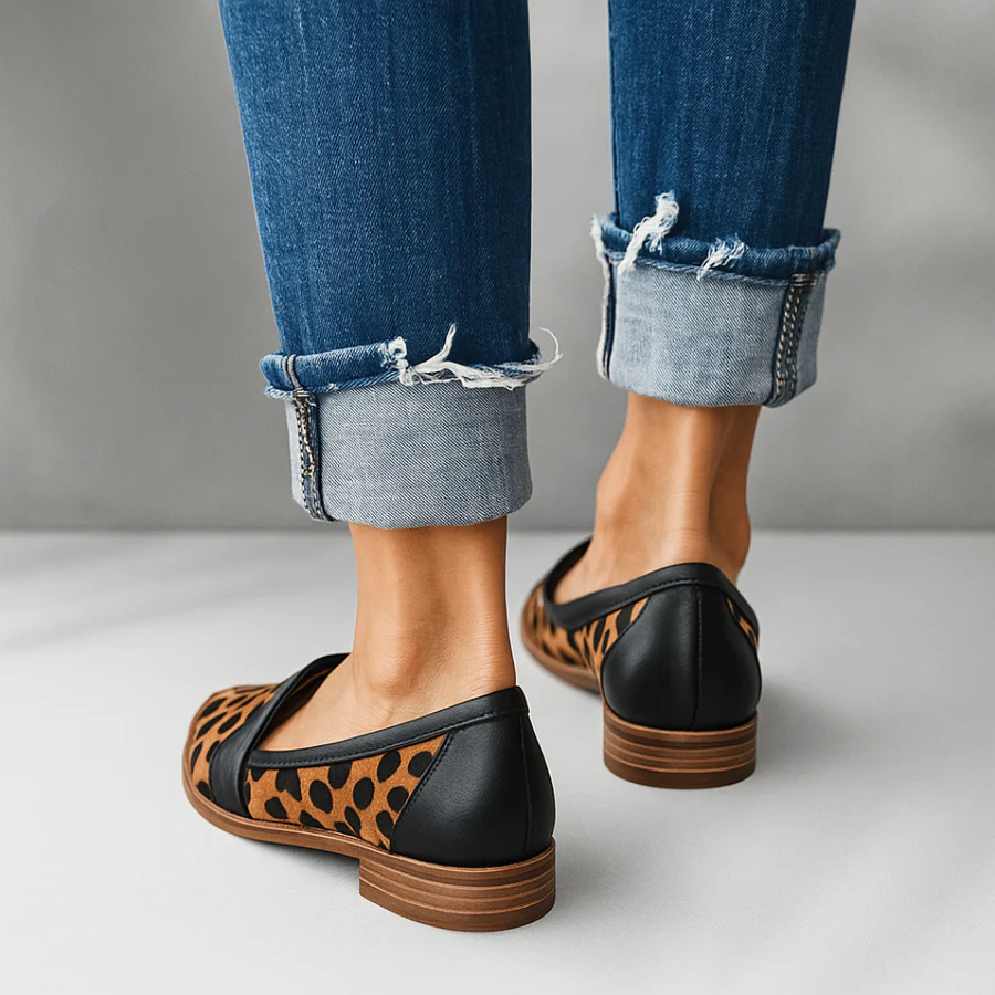 Elegant Women's Loafers - Black or Brown Leather Options, Timeless Style and Comfort for Any Occasion 3