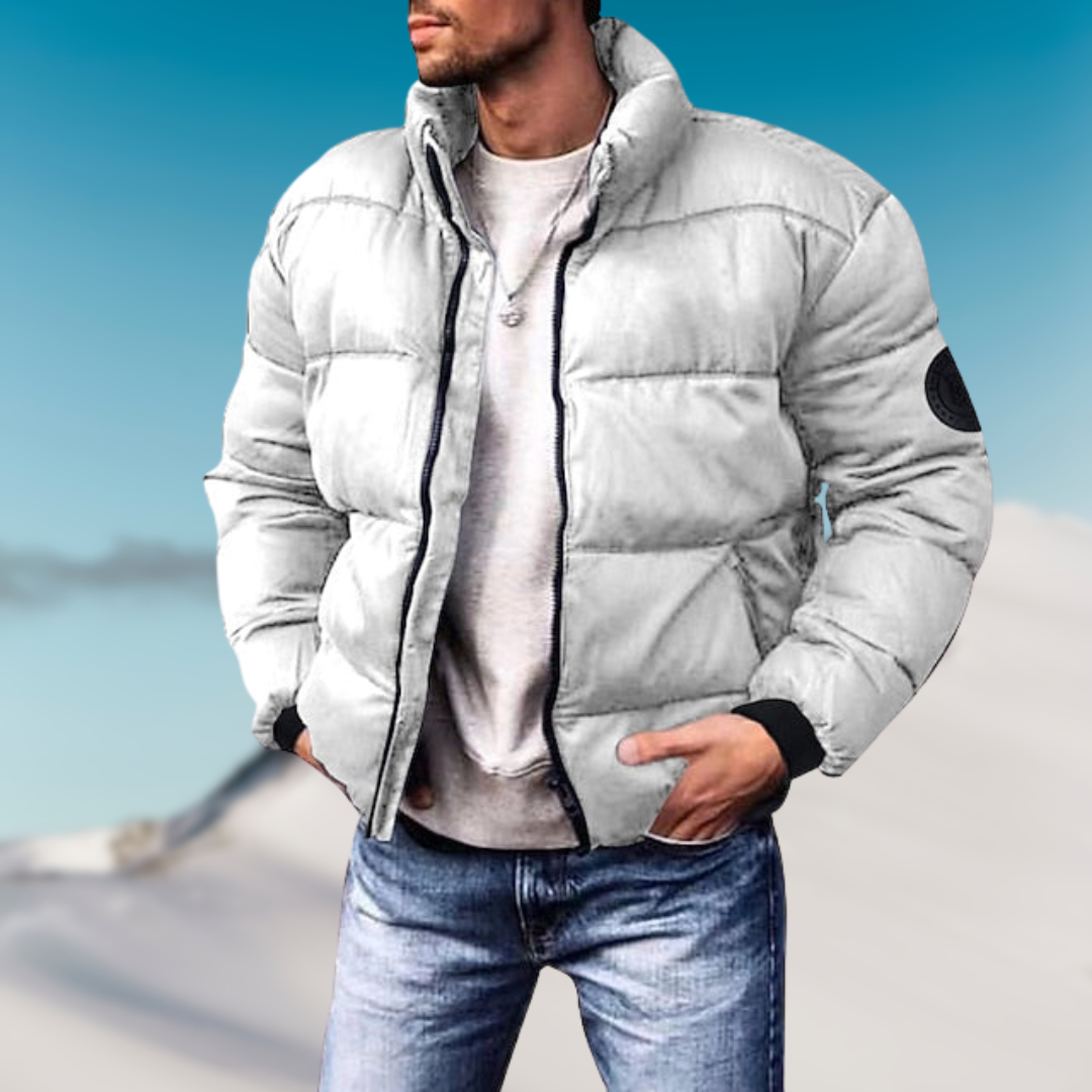 Lenvard | Men's winter down jacket | Warmth-4