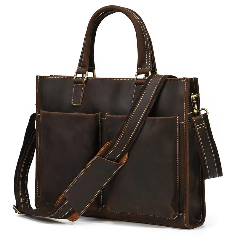 Jack | Men's Vintage Leather Travel Crossbody Messenger Handbag