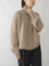 Kashmir sweater with turtleneck for stylish women-3