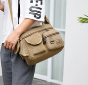 Max | Canvas Messenger Shoulder Bag