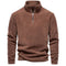 Men's sweatshirts jacket stand up collar-3
