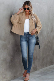 Long -sleeved women's sweater with collar - elegance & comfort-6