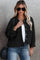 Long -sleeved women's sweater with collar - elegance & comfort-1