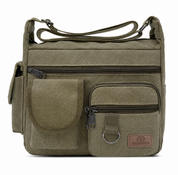 Max | Canvas Messenger Shoulder Bag