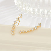Glamour | Shiny Silver Earrings