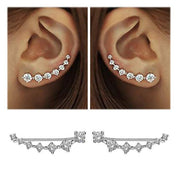 Glamour | Shiny Silver Earrings