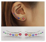 Glamour | Shiny Silver Earrings