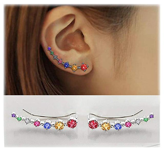 Glamour | Shiny Silver Earrings