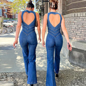 Roxanne Denim Delight | Stylish Jumpsuit