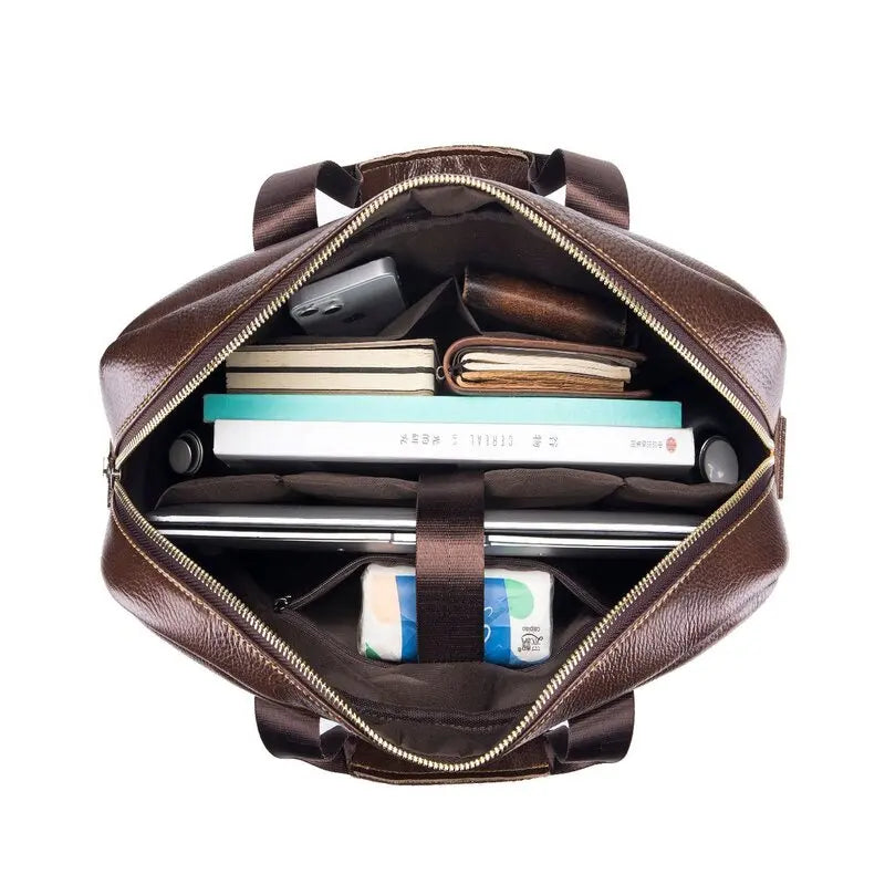 Alexander | Executive Slim Crossbody Messenger Bag with Adjustable Strap