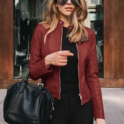 Harriet | Chic Zip-Up Moto Jacket