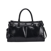 Clara | Large Retro Leather Shoulder Bag