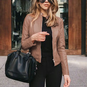 Harriet | Chic Zip-Up Moto Jacket