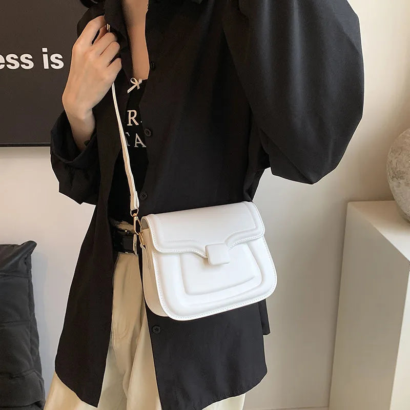 Luna | Women's PU Leather Saddle Crossbody Sling Bag