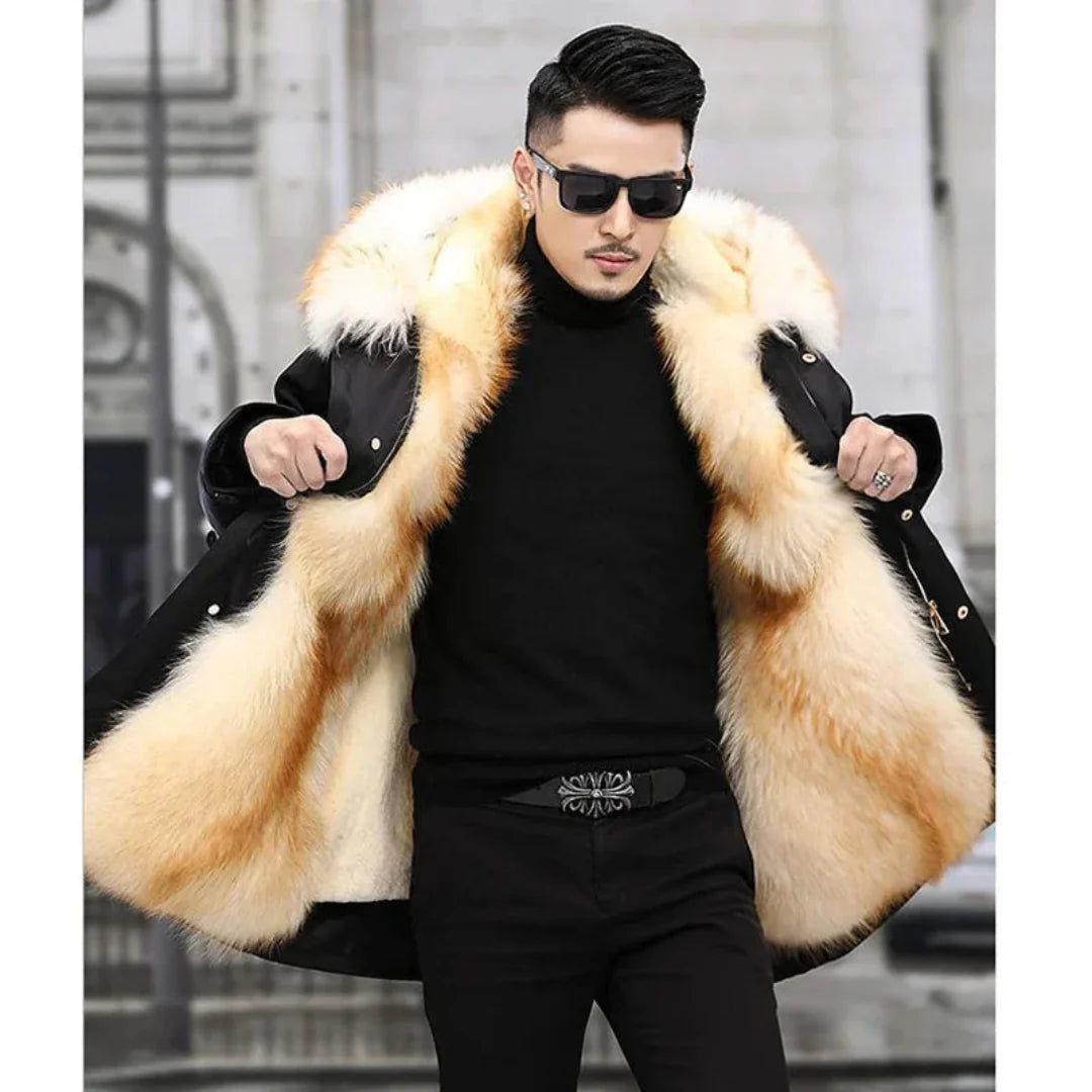 Men's hood winter parka jacket | Warmth-2