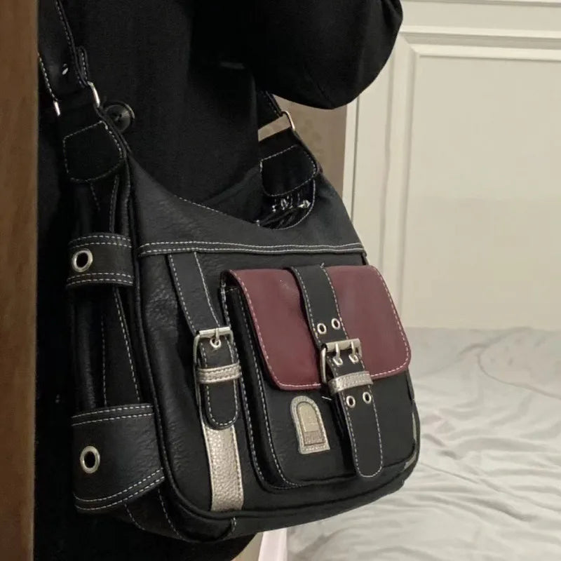 Leila | Vintage PU Leather Women's Crossbody Handbag