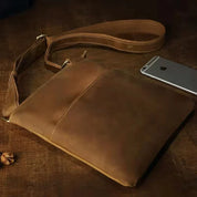Jasper | Vintage Leather Crossbody Sling Travel Bag