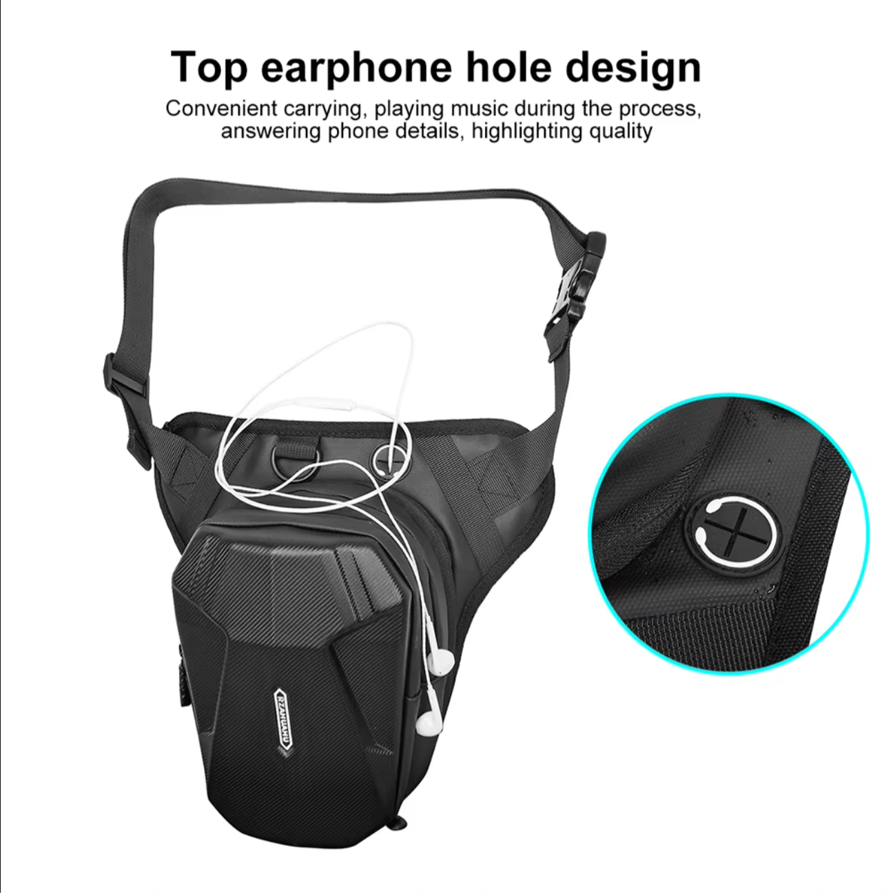 Jaxon | Expandable Waterproof Motor Drop Leg Hip Bag