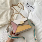 Mila | Geometric Charm Chain Satchel