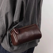 Eva | Small Vintage-Style Leather Shoulder Bag