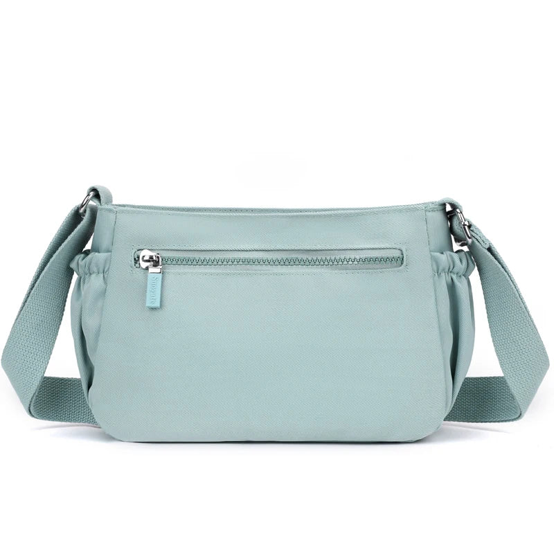 Isla | Nylon Multi-Pocket Shoulder Bag