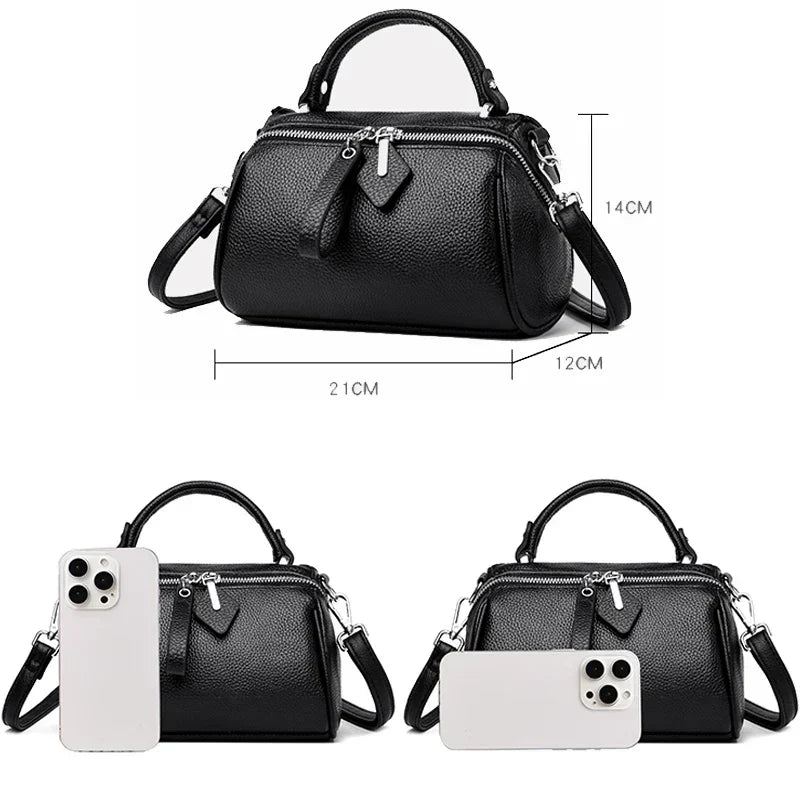 Ella | Elegant Leather Crossbody Sling Bag