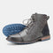 Men’s Leather Ankle Boots - Durable Slip-Resistant Sole - Casual Comfortable Fit-1