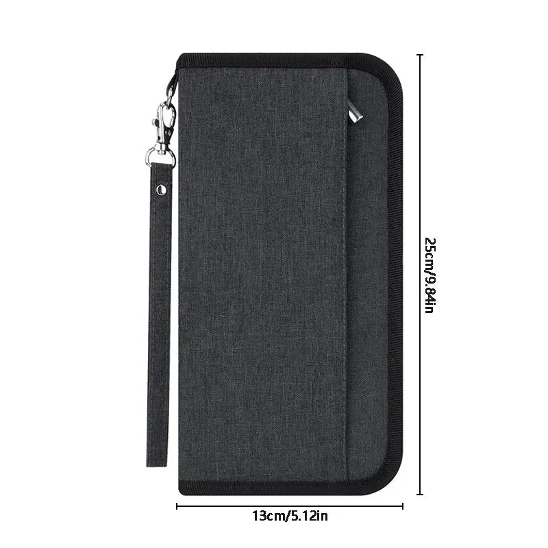 Zayla | Waterproof Passport Holder with Wrist Strap