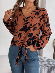Victoria | Elegant Floral Blouse