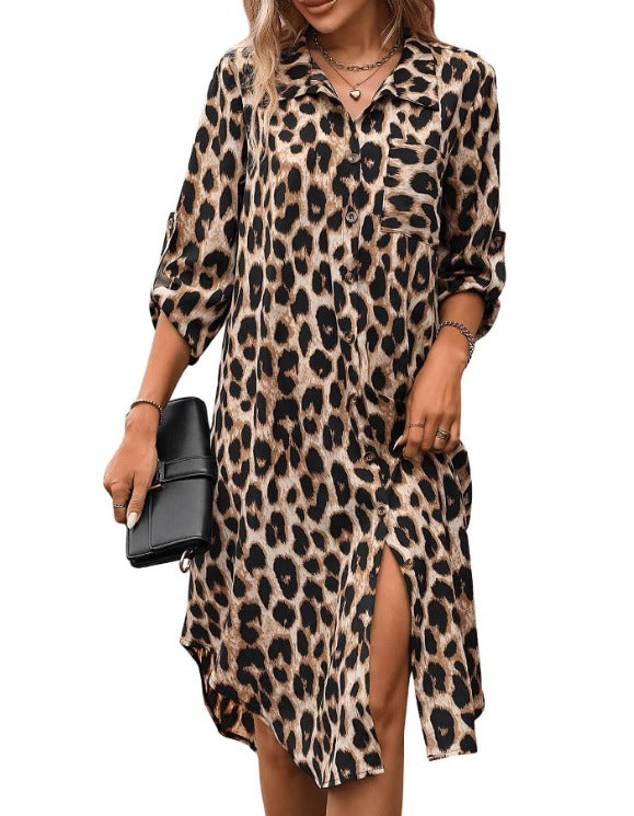 MILA | Leopard Print Summer Dress
