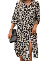MILA | Leopard Print Summer Dress