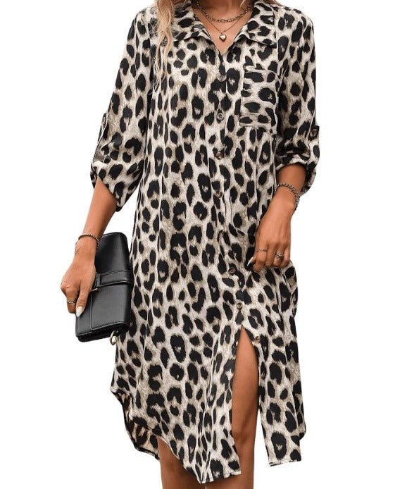 MILA | Leopard Print Summer Dress