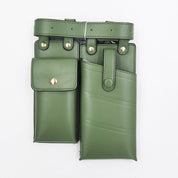 Isla | PU Leather Color Block Waist Bag