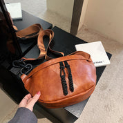 Amara | Minimalist Chain PU Leather Crossbody Fanny Pack
