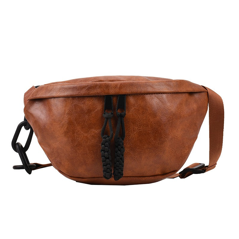 Amara | Minimalist Chain PU Leather Crossbody Fanny Pack