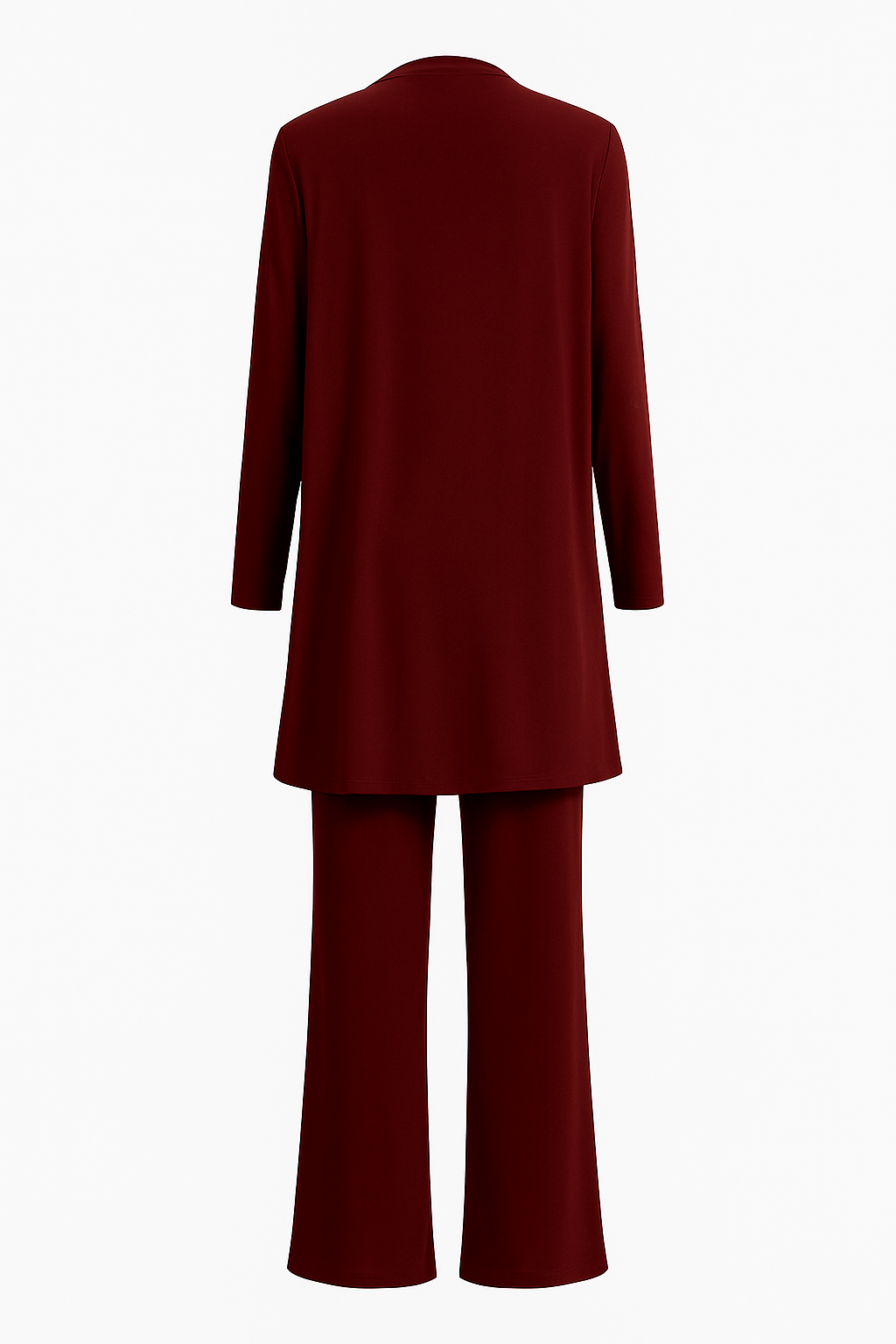 Women's 3-Piece Cardigan Set with Wide Leg Trousers - Versatile Autumn Outfit 3